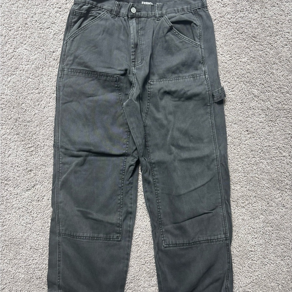 RSQ Dark Gray Men's Cargo Jeans